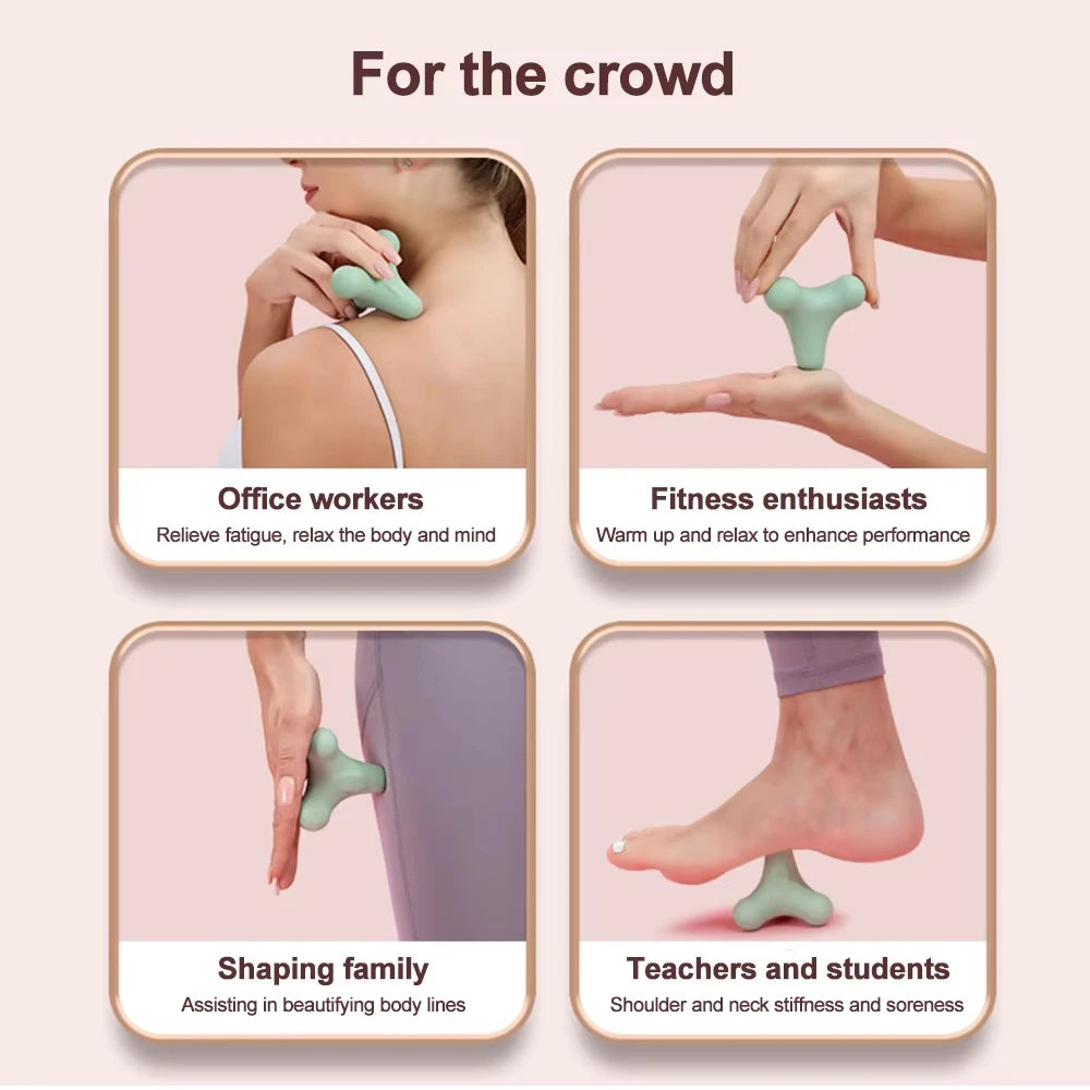 Four Corner Fascia Ball Plantar Ball Massage Shoulder Neck Waist Hand