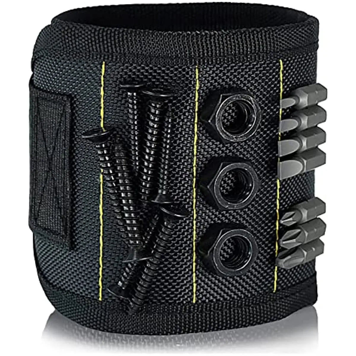 Magnetic Wristband for Holding Screws,Nails,Drilling Bits,Wrist Tool
