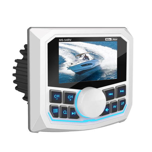 Marine RadioMP5 Player Boat Stereo For Yacht RV ATV UTV Golf Cart FM
