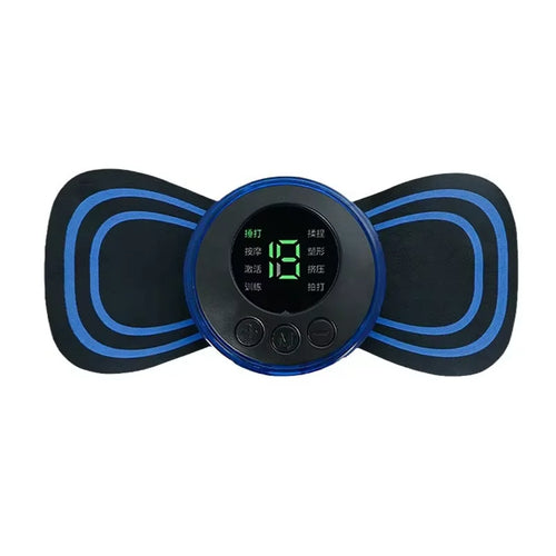 Electric Neck Massager Mini Cervical Back Patch Muscle Relieve Fatigue