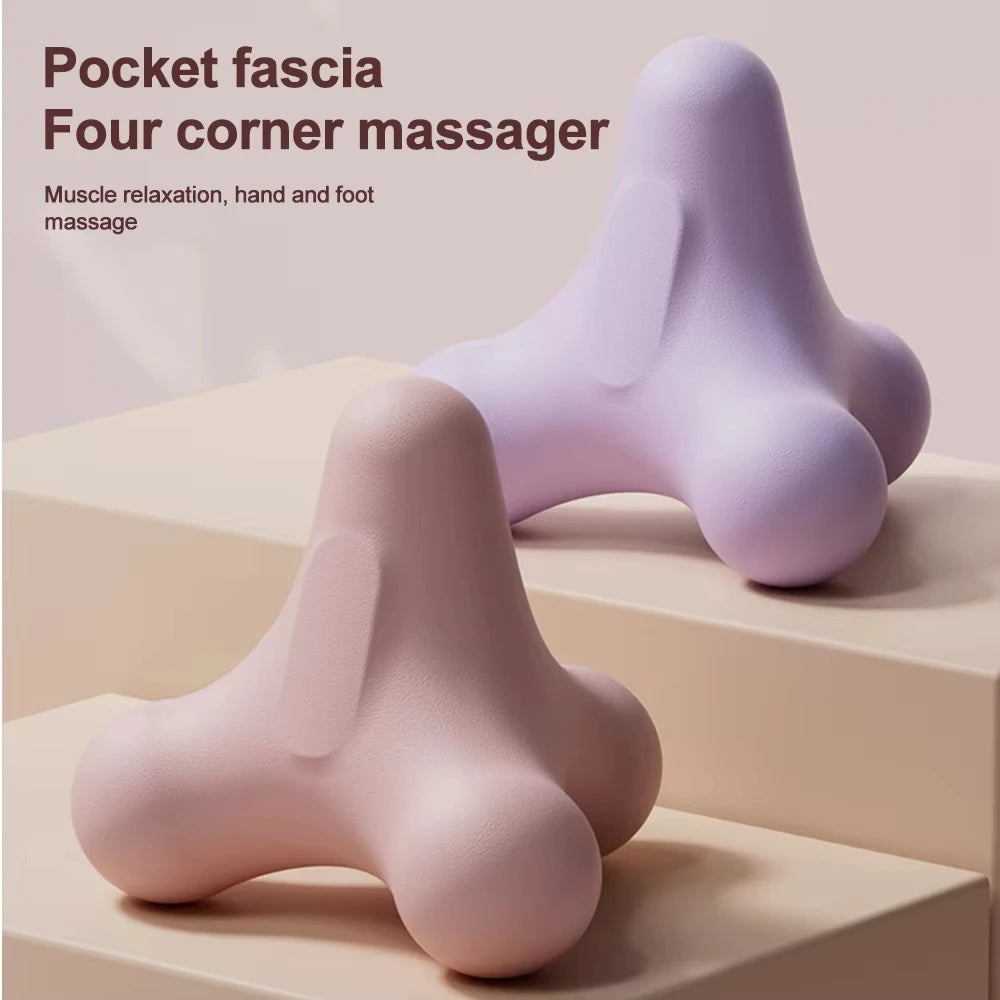 Four Corner Fascia Ball Plantar Ball Massage Shoulder Neck Waist Hand