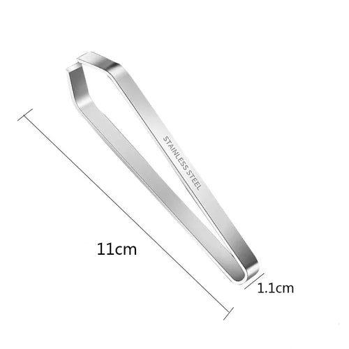 1pcs 430 Stainless Steel Fish Bone Tweezers Pincer Clip Puller Remover