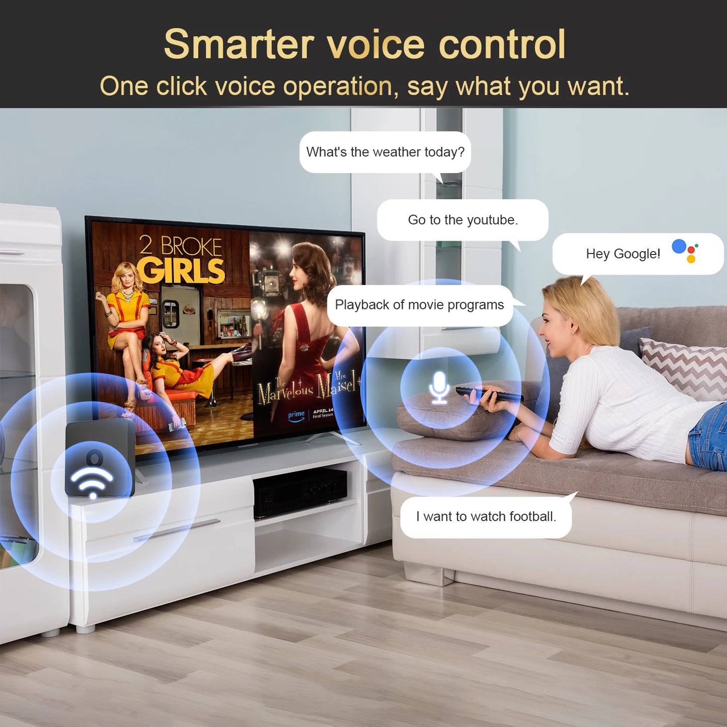 Q1 Android 10 Smart Home Theater TV Box Allwinner H313 Google