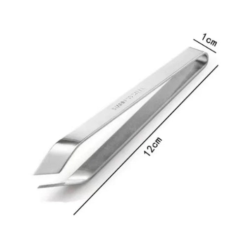1pcs 430 Stainless Steel Fish Bone Tweezers Pincer Clip Puller Remover