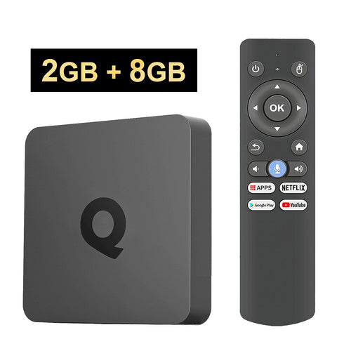 Q1 Android 10 Smart Home Theater TV Box Allwinner H313 Google