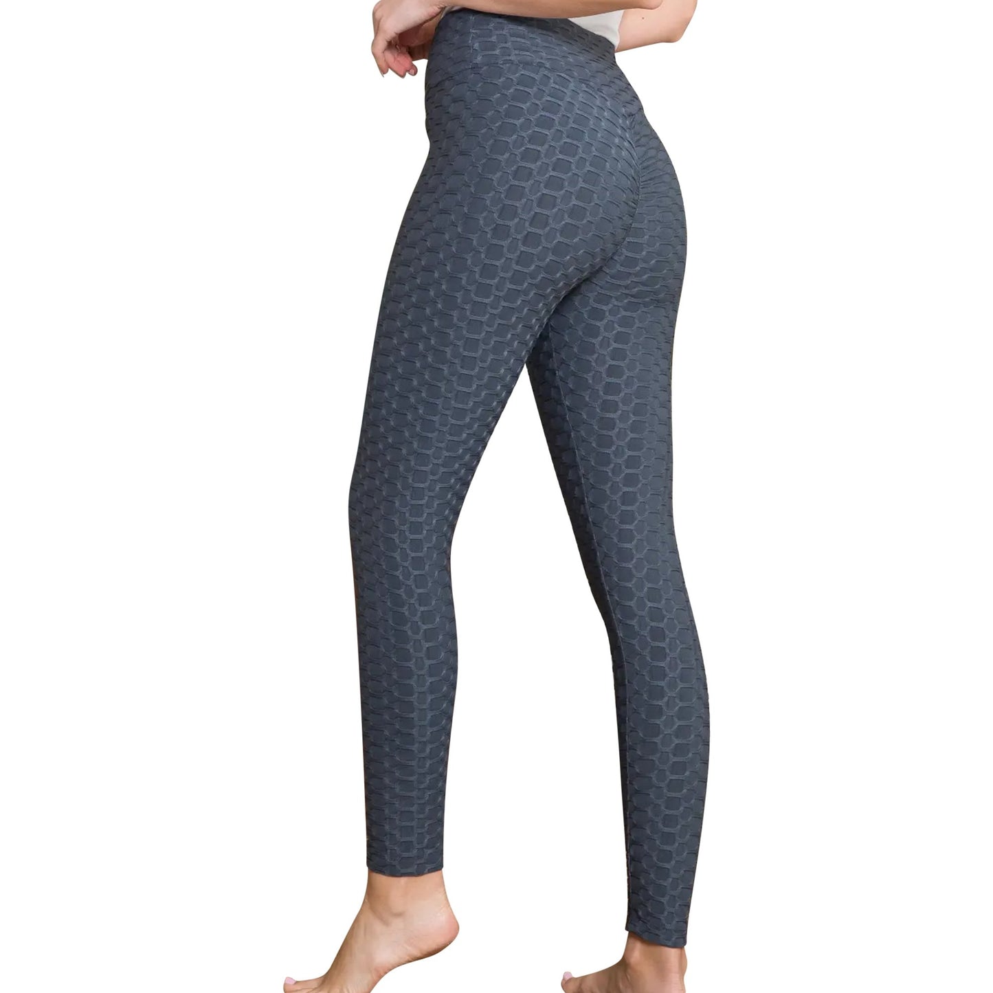 Womens' Legging Bubble Stretchable Fabric Yoga Fitness Work-out sport