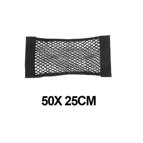 Car Back Rear Mesh Trunk Seat Elastic String Net Magic Sticker