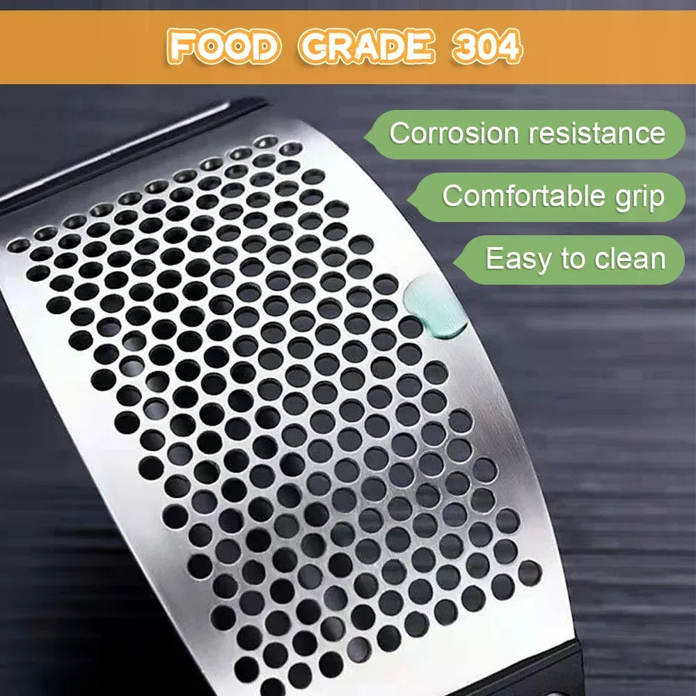 Stainless Steel Garlic Press Crusher Manual Garlic Mincer Chopping