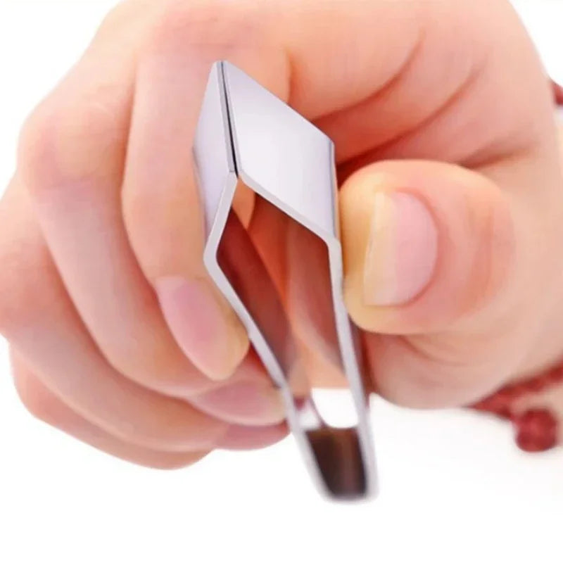 1pcs 430 Stainless Steel Fish Bone Tweezers Pincer Clip Puller Remover