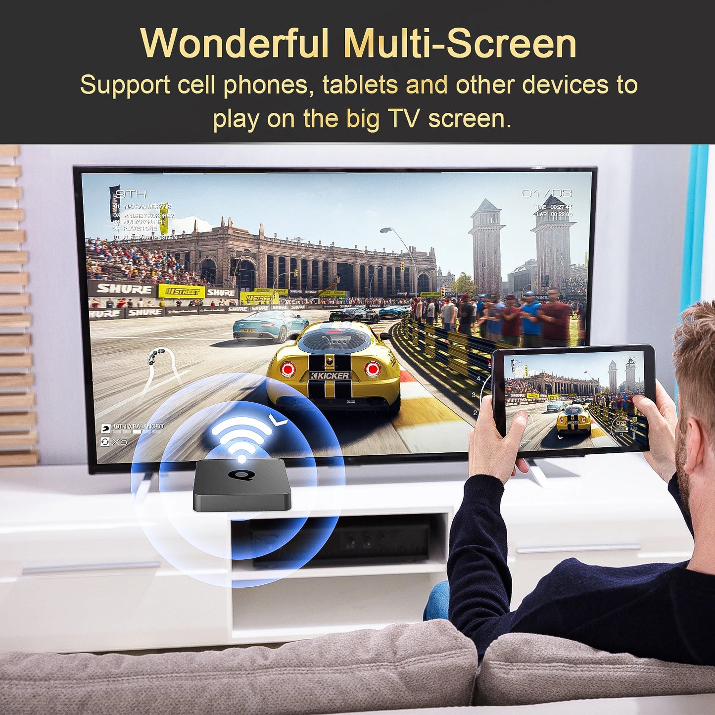 Q1 Android 10 Smart Home Theater TV Box Allwinner H313 Google