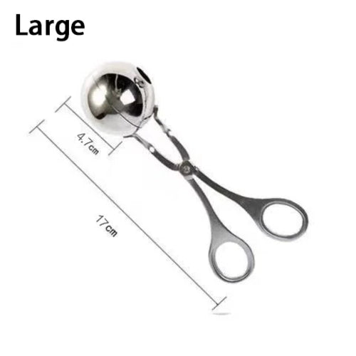 Meat Ball Maker Tool Stainless Steel Clip Round Rice Ball Shaper Spoon