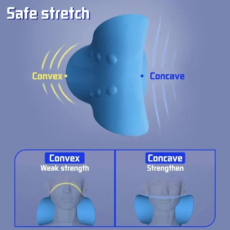 OREADEX Massage Pillow Relieve Pain Spine Correction Neck Shoulder