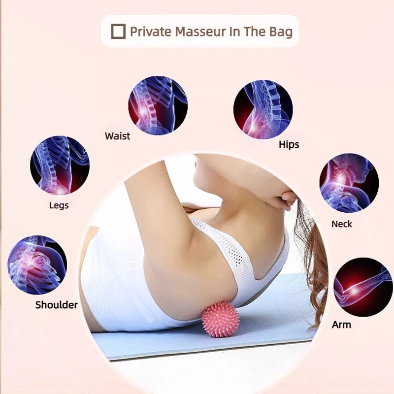 Sport Massage Ball Myofascial Release Massager Spiky Roller For Deep