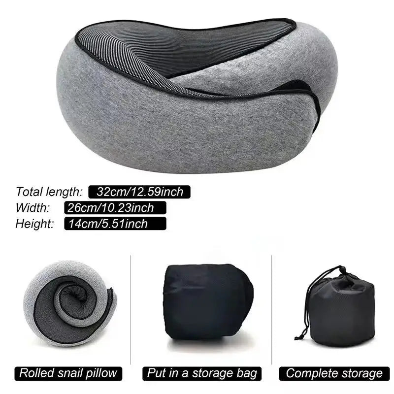 Memory Foam Neck Pillow Cervical Vertebra Travel Portable Noon Break