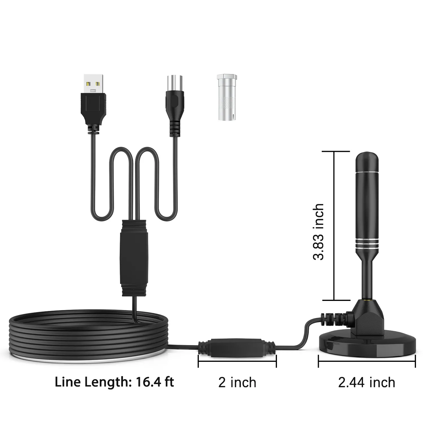 5600Miles Upgraded TV Antenna HDTV Amplified Digital 4K 1080P Long
