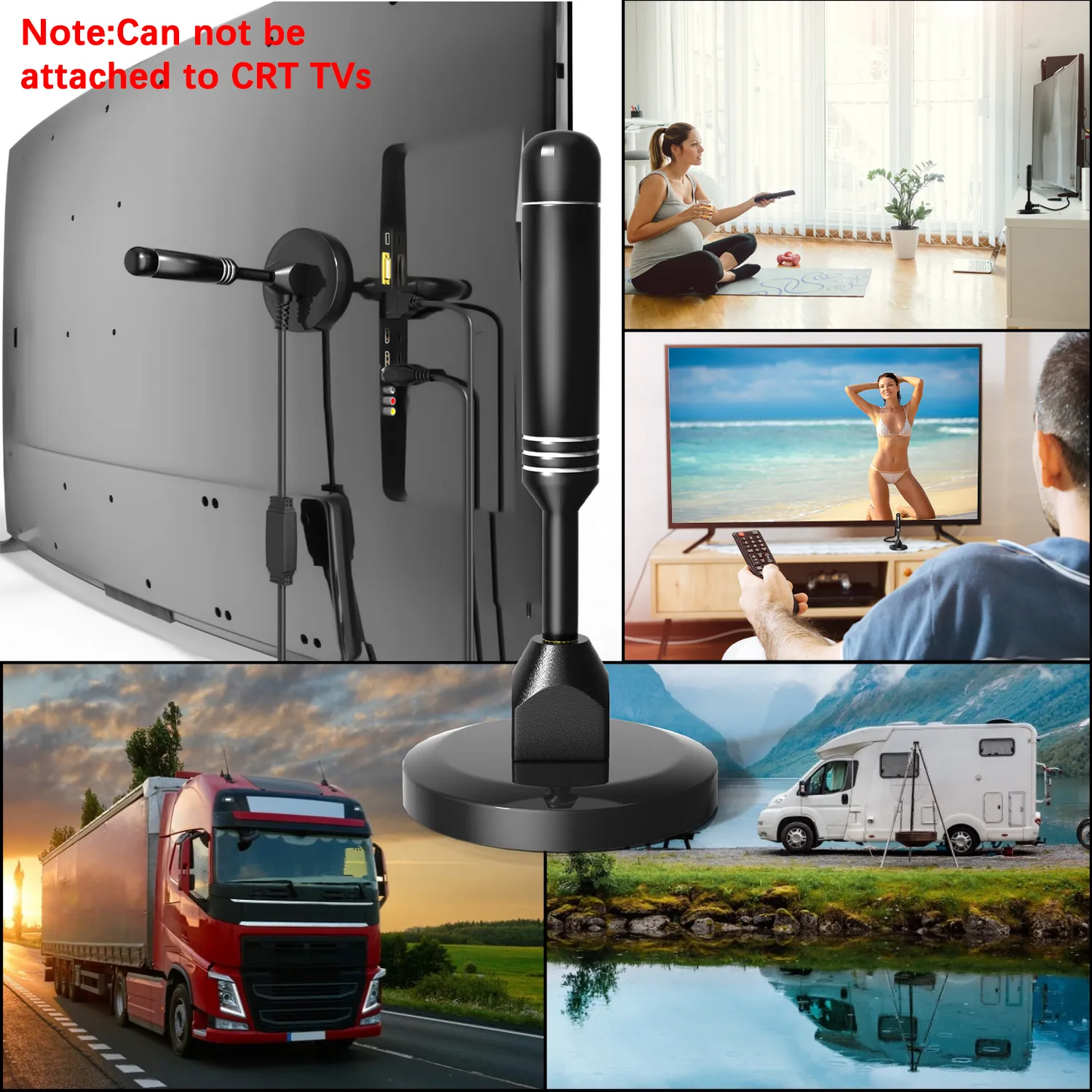5600Miles Upgraded TV Antenna HDTV Amplified Digital 4K 1080P Long