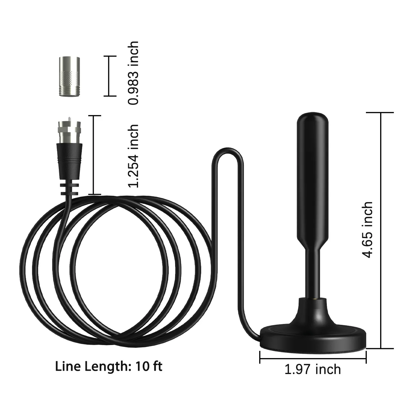 5600Miles Upgraded TV Antenna HDTV Amplified Digital 4K 1080P Long