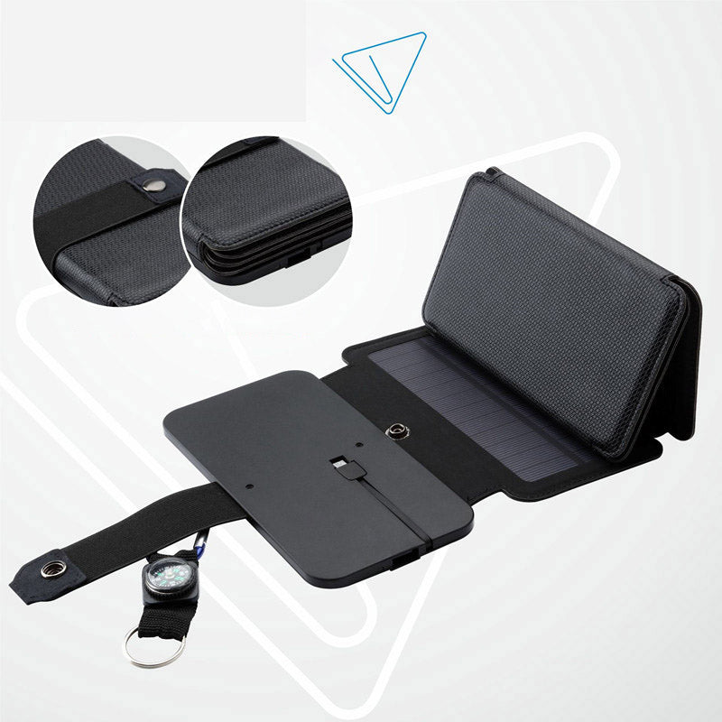 Portable Solar Charger for Phones Outdoor Waterproof Direct Power Bank