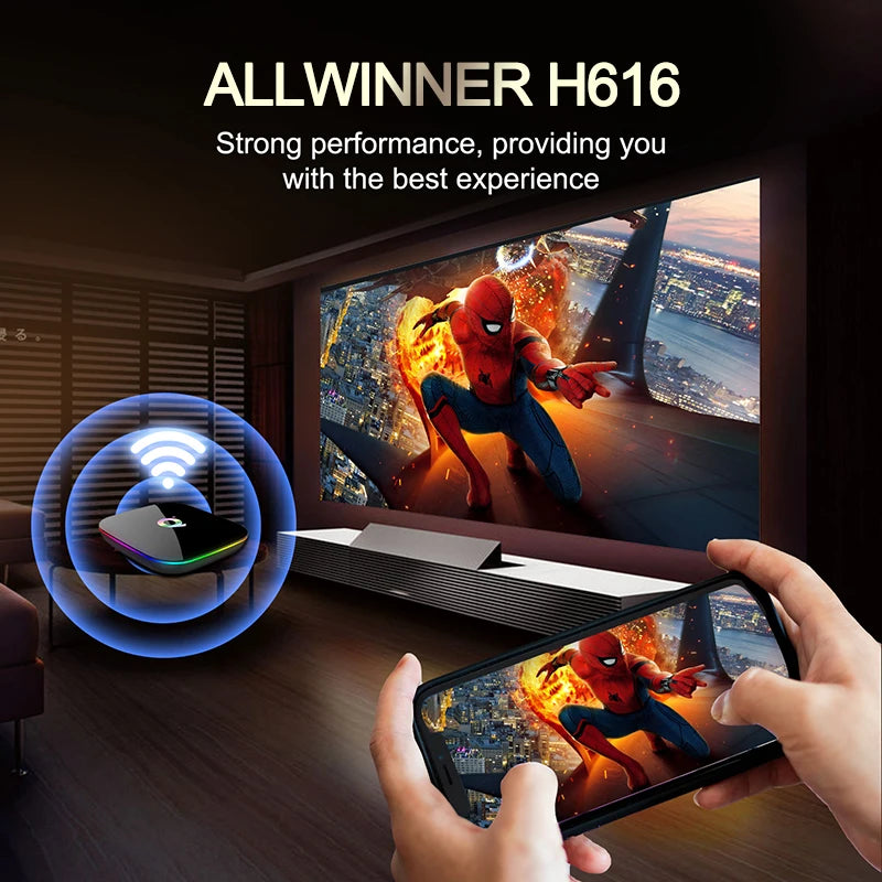 Q PLUS TV Box 4-core 3D Graphics Acceleration 4G DDR Ultra High Speed