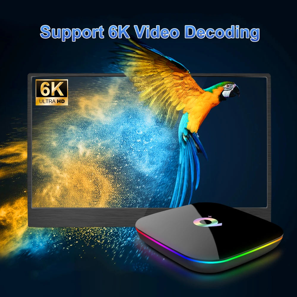 Q PLUS TV Box 4-core 3D Graphics Acceleration 4G DDR Ultra High Speed