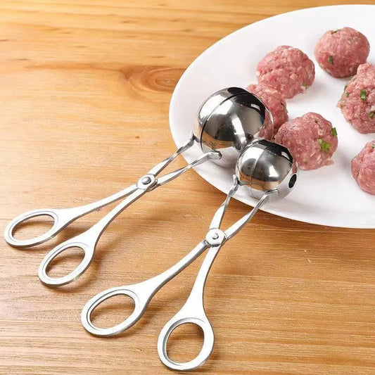 Meat Ball Maker Tool Stainless Steel Clip Round Rice Ball Shaper Spoon