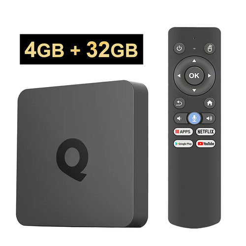 Q1 Android 10 Smart Home Theater TV Box Allwinner H313 Google