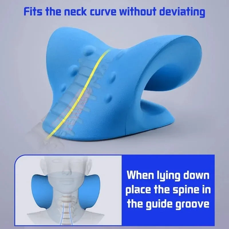 OREADEX Massage Pillow Relieve Pain Spine Correction Neck Shoulder